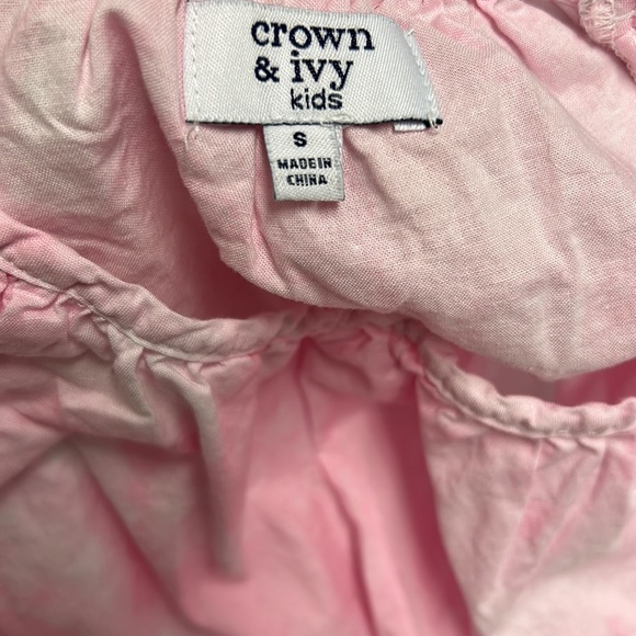 NWOT Crown & Ivy Kids Tie Dye Top Girl’s Size Small - Picture 3 of 4